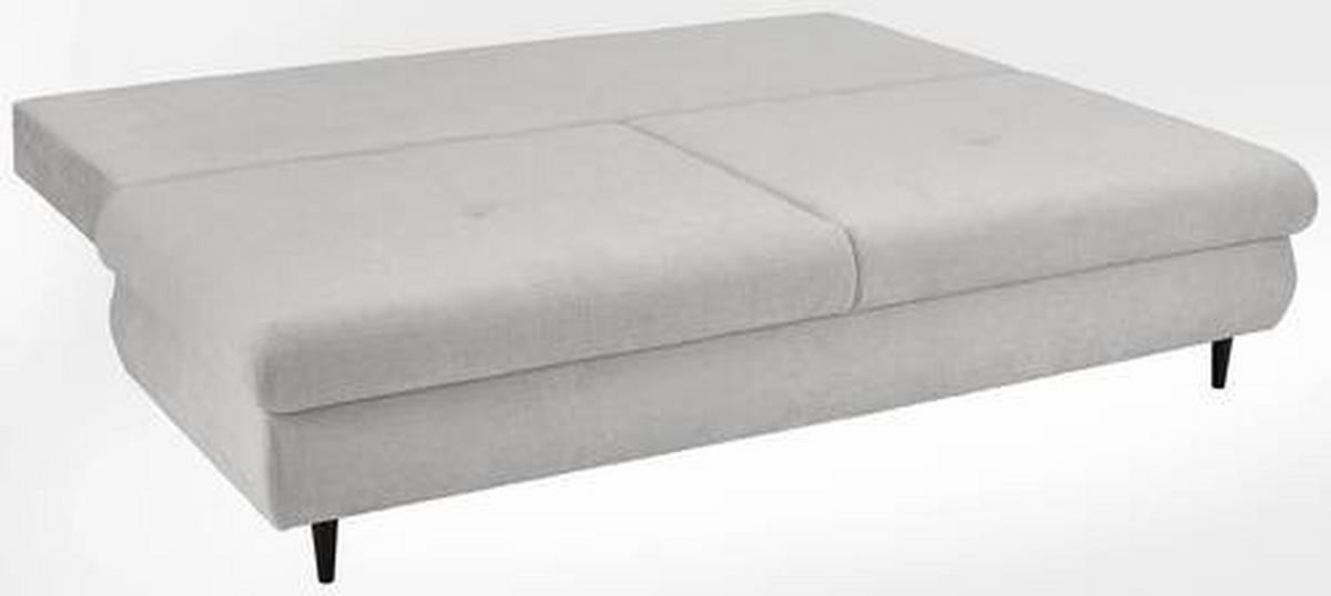 Trosjed Na Razvlačenje Virgo - bijela/crna, Konvencionalno, tekstil/drvo (212/97/105cm) - Modern Living