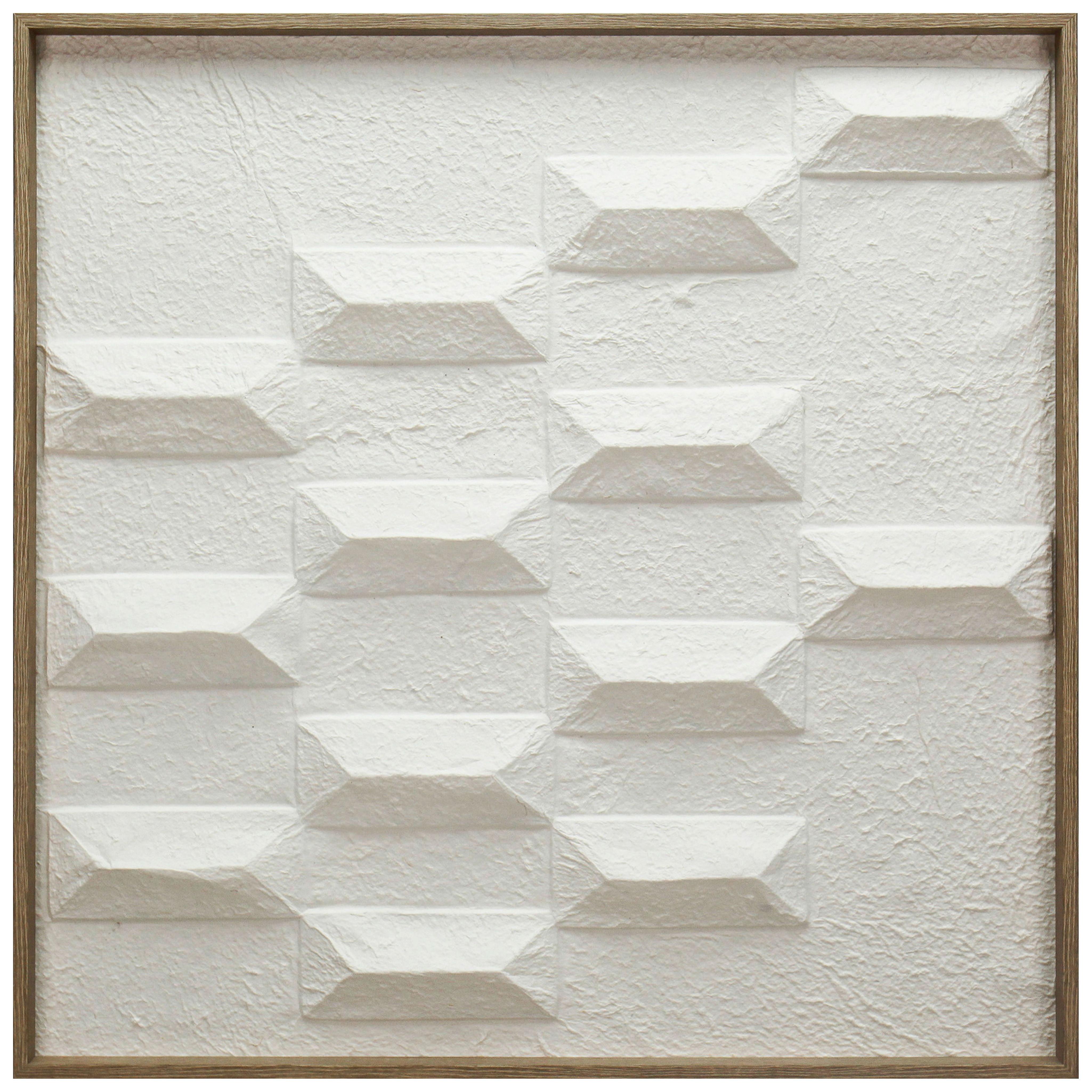 Slika Sa Ramom 80x80cm Bondy - bela, Moderno, papir/pločasti materijal (80/3/80cm) - Mömax