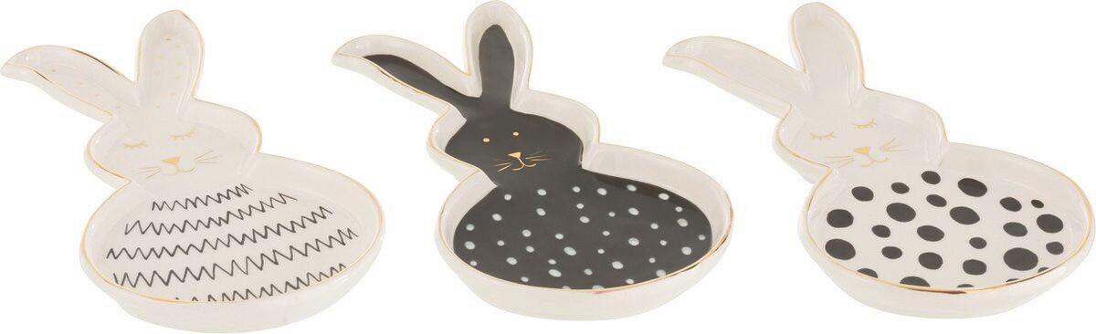 Skleda Zec - zlate barve/črna, Trend, keramika (27/14/2cm) - Mömax