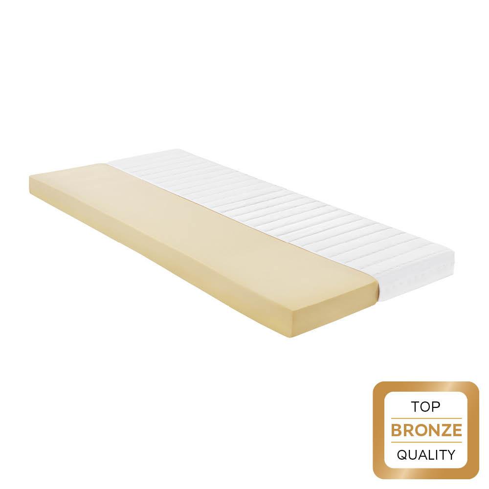 Ležišče Living Soft,  90x200 Cm - bela, tekstil (90/200cm) - Based