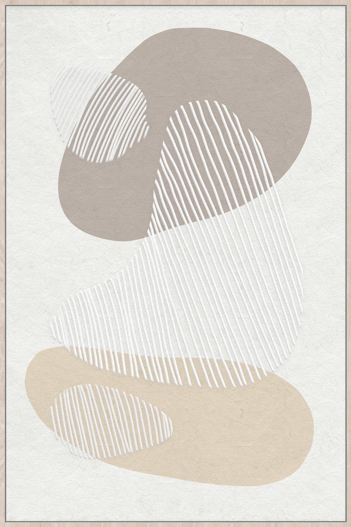 Vászonkép Denise Small - bézs/natúr színű, műanyag/faalapú anyag (60/90cm) - Premium Living