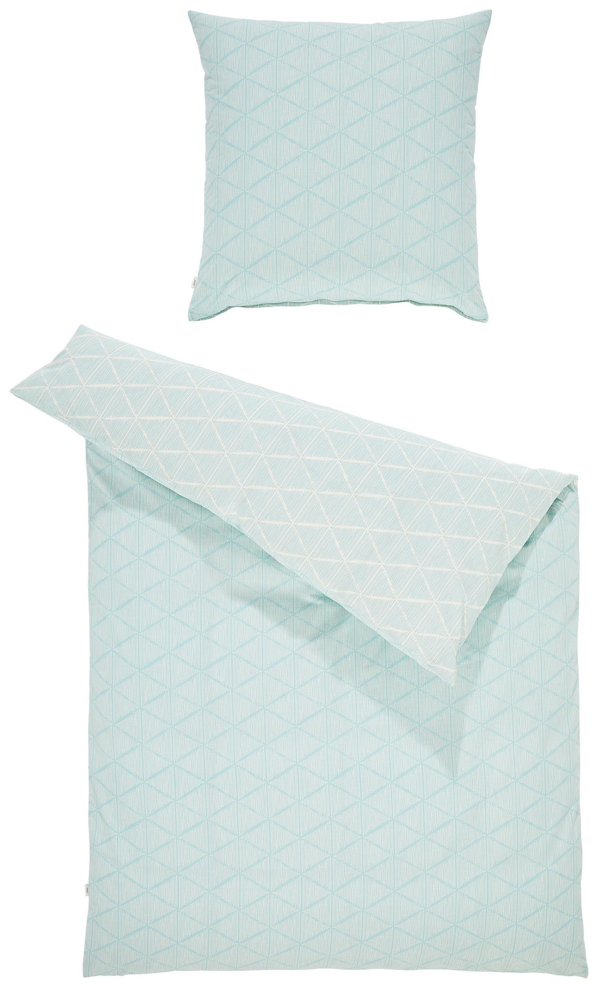 POŚCIEL DWUSTRONNA E-JULIEN ESPRIT - miętowy, Basics, tkanina (135/200cm) - Esprit