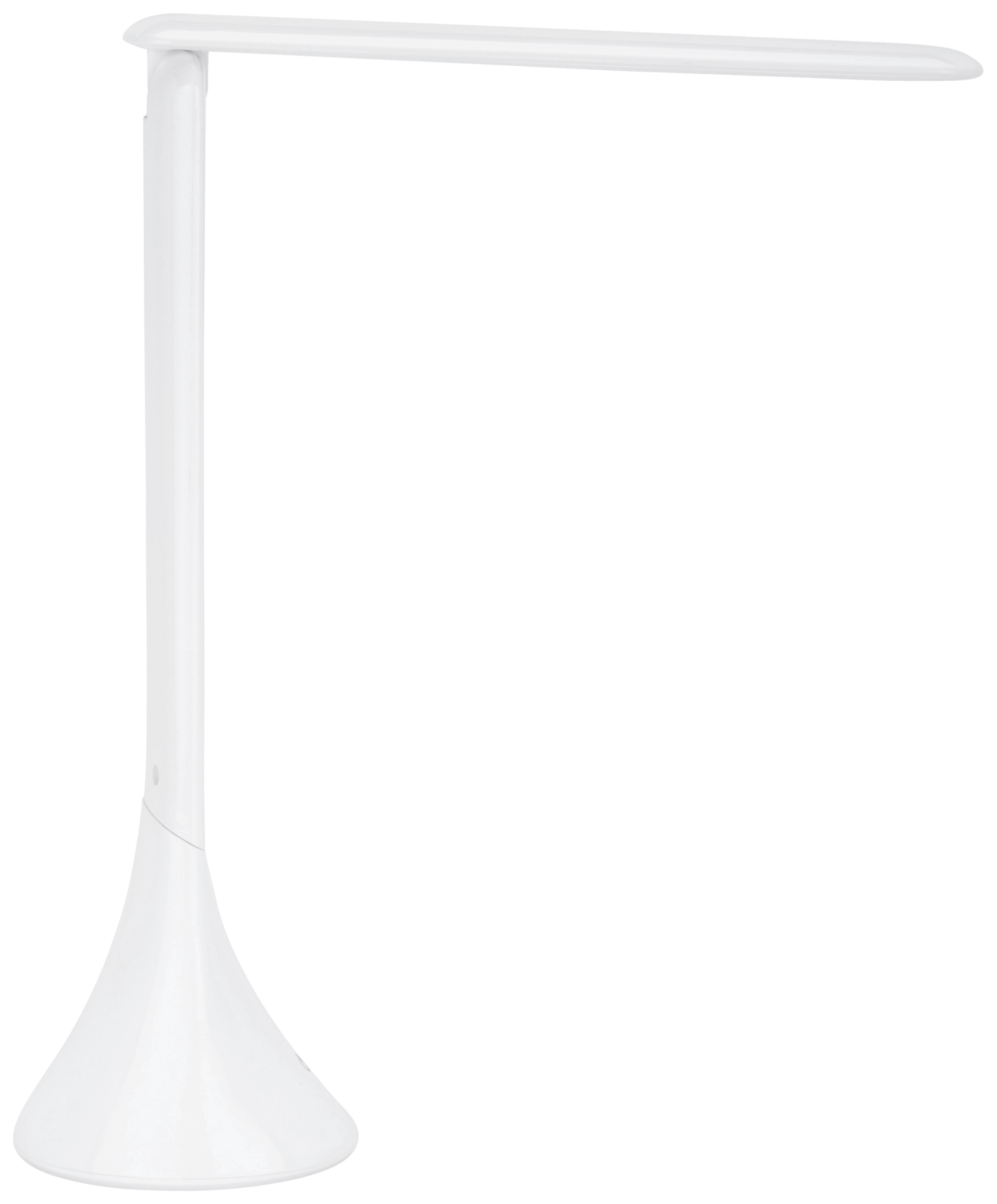 LED-SKRIVBORDSLAMPA UFF - vit, Modern, plast (7,8/7,8/24,8cm) - Mömax