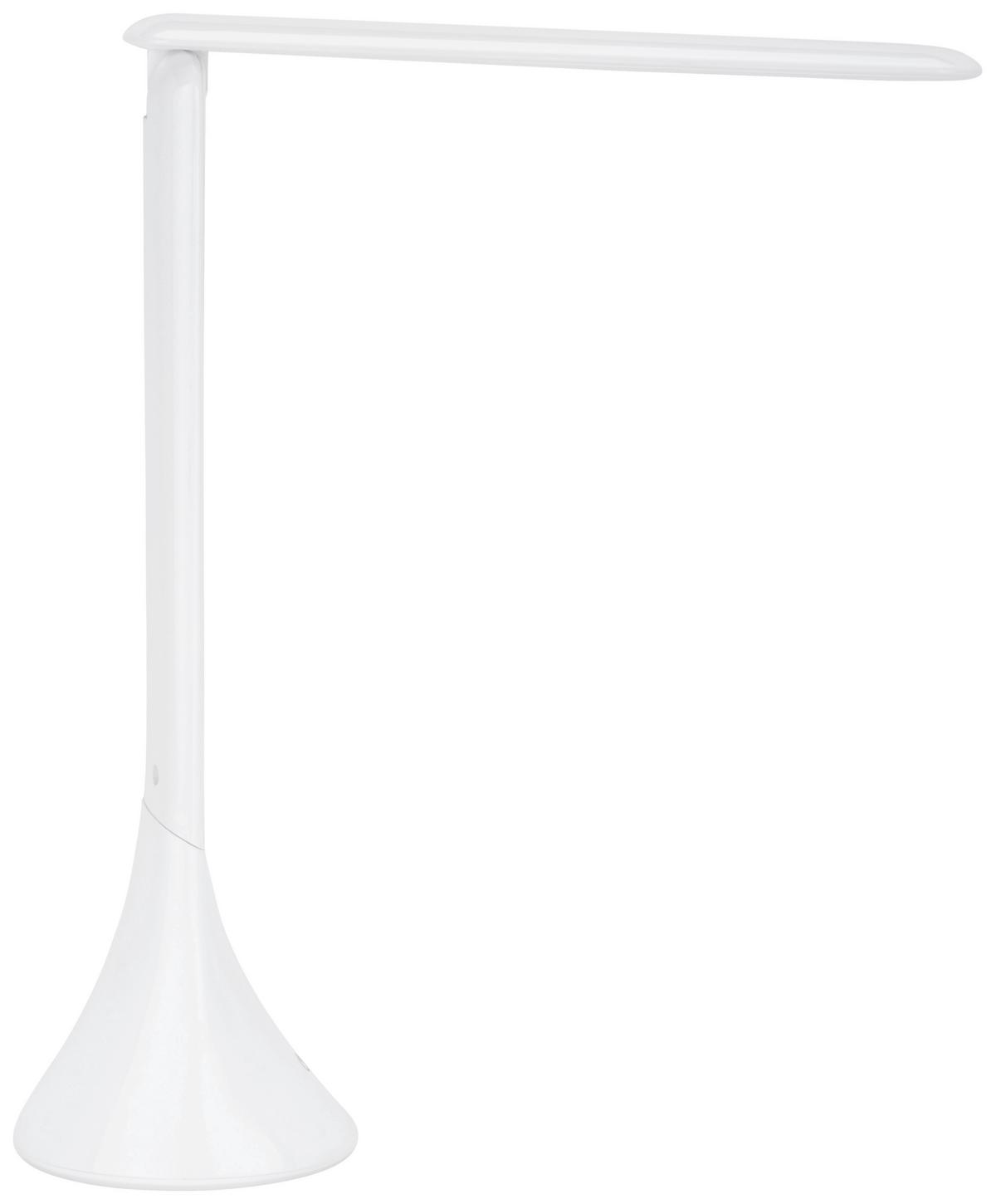 Led Íróasztali Lámpa Uff - fehér, Modern, műanyag (7,8/7,8/24,8cm) - Mömax