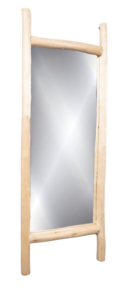 Spiegel Samu 3 Eukalyptusholzfarben - Eukalyptusholzfarben, MODERN, Holz (50/140/5cm) - Mömax