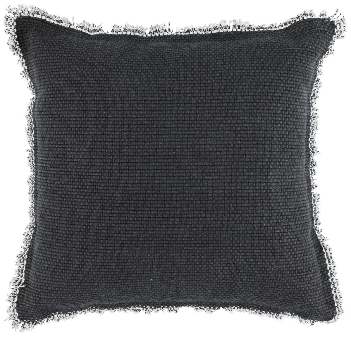 Zierkissen Laurenz in Anthrazit ca. 45x45cm - Anthrazit, MODERN, Textil (45/45cm) - Modern Living