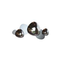 APPLIQUE JACK-STONE - Nickelfarben, Trend, Metall (37,1/79/7,4cm) - MAYTONI