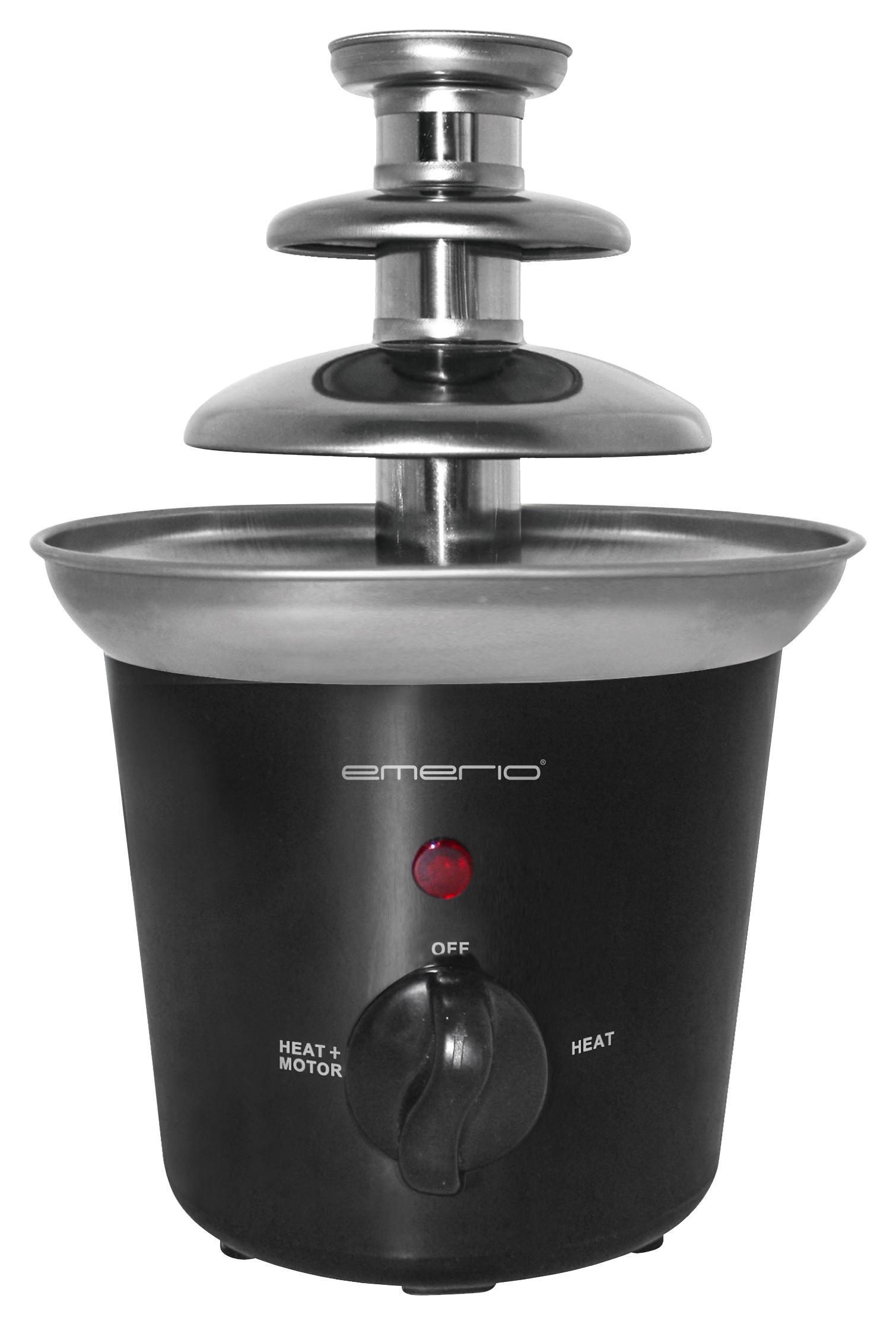 Schokoladenbrunnen Liam Schwarz - Schwarz, Metall (15,5/22,5cm) - Insido