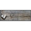 Konyhai Futószőnyeg Cook&wash Heart Wood - palaszürke, Modern, műanyag (50/150cm) - Modern Living