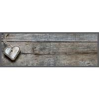 Tekač Cook&wash Heart Wood 50x150cm - barve skrilavca, Moderno, umetna masa (50/150cm) - Modern Living