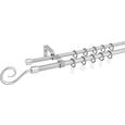 Set Za Drog Za Zavese Hook - srebrna, kovina (120/210cm) - Mömax modern living Set Za Drog Za Zavese Hook - srebrna, kovina (120/210cm) - Mömax modern living