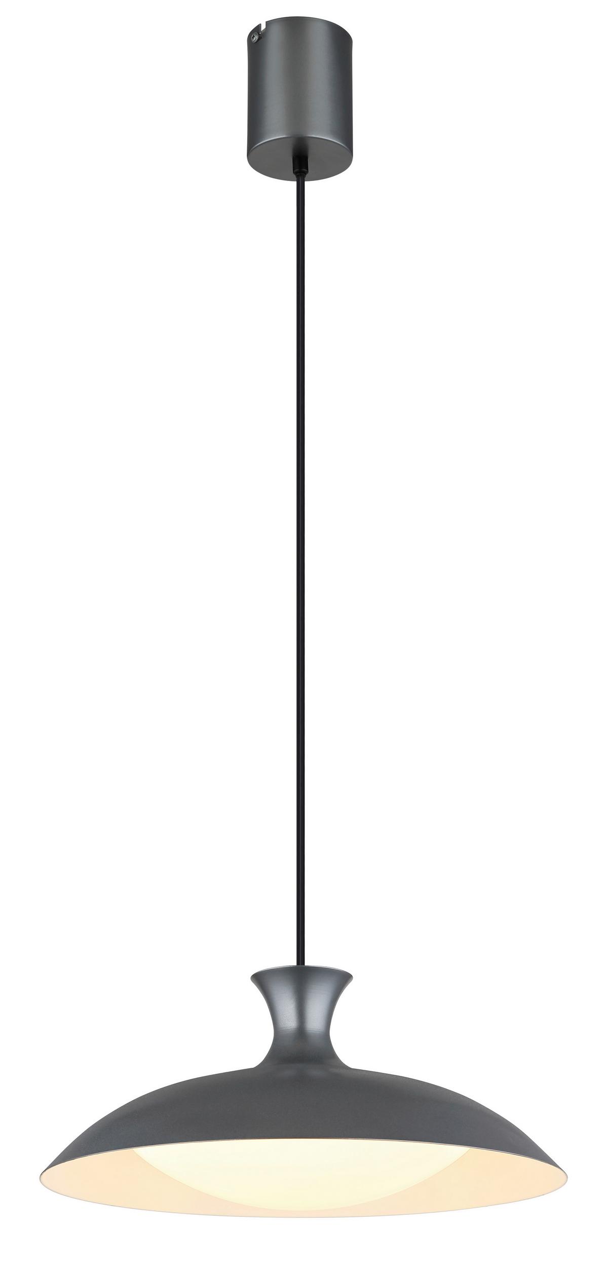 LED-HÄNGELEUCHTE 15781G  ROCHA - Weiss/Opal, Konventionell, Kunststoff/Metall (40/150cm) - Globo