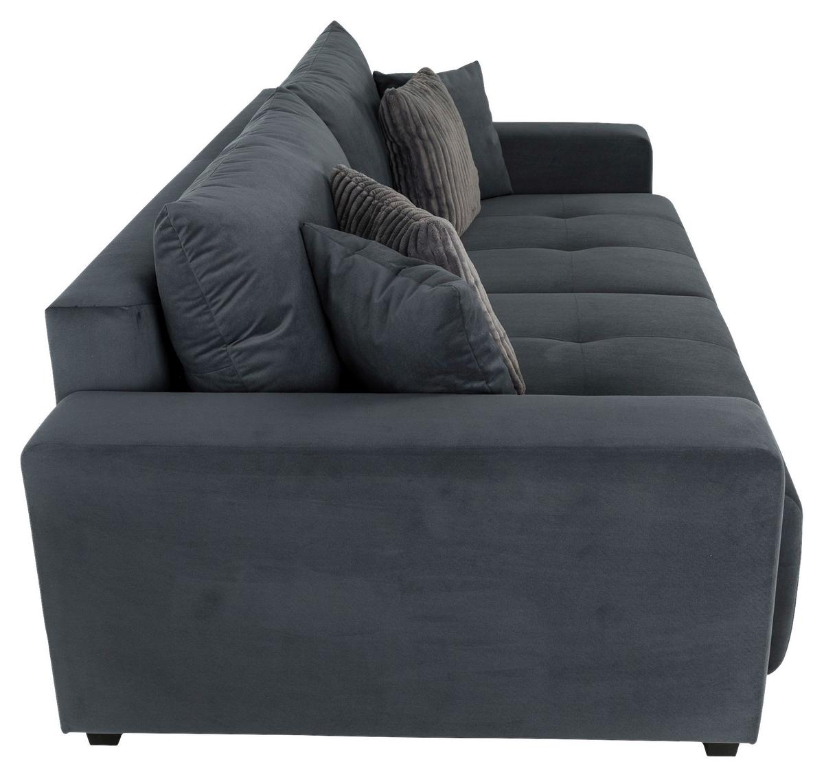 Trosed Lilly - crna/antracit, Trendi, drvo/metal (240/90,5/119cm) - Luca Bessoni