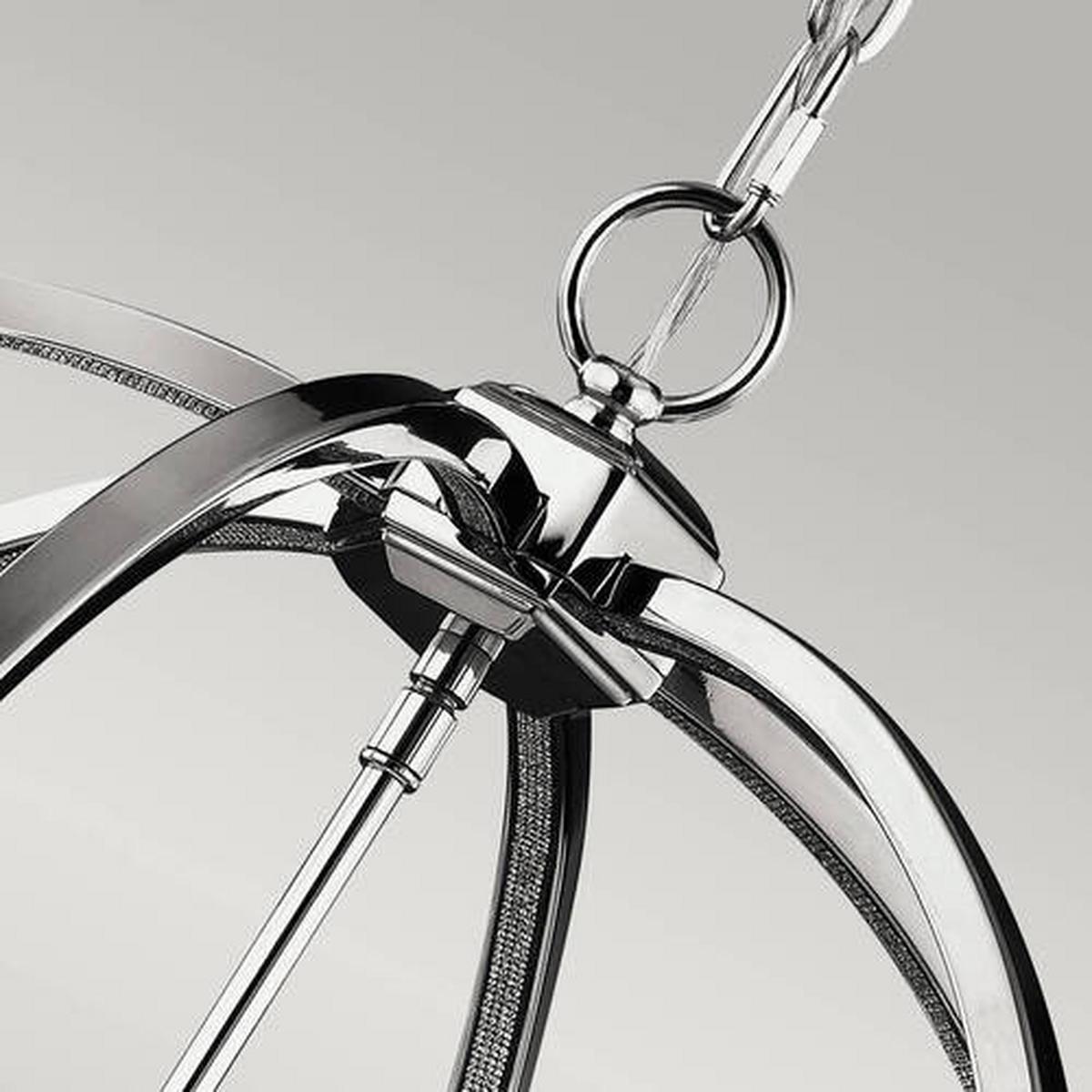 Viseća Svjetiljka  Corinne Fe-Corinne-6p-L - boje nikla, Konvencionalno, metal (62.2/86.4cm) - Elstead Lighting