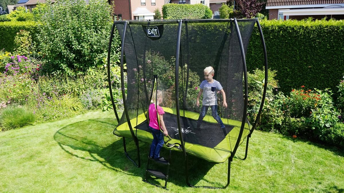 Trampolin Exit Silhouette, 214x305cm - zelena, Konvencionalno (214/262/305cm) - EXIT Toys