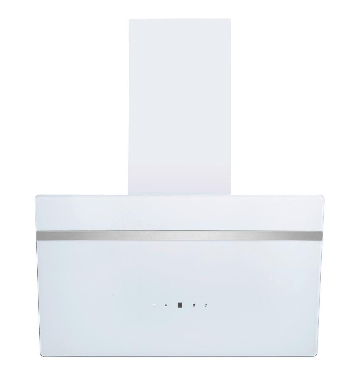 Dunstabzugshaube S20-60AWTH Weiß - Edelstahlfarben/Weiß, Basics, Glas/Metall (60/111.60/29.6cm) - PKM