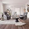 RELAXFÅTÖLJ JOHNSY - svart/antracit, Modern, metall/textil (75/106/91cm) - Mömax