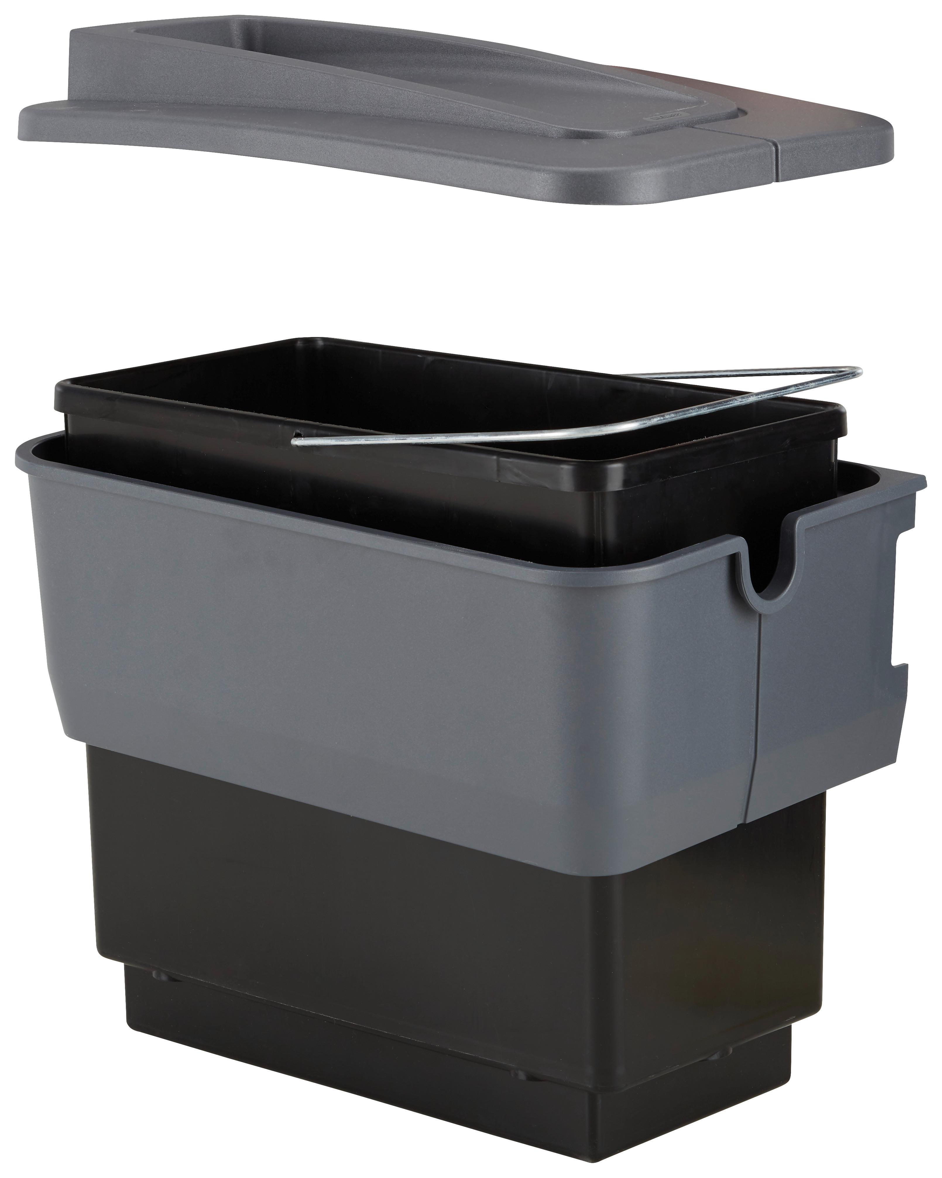 Einbauabfallsammler 512880 - Grau, Kunststoff (22/36,5/36cm) - Blanco