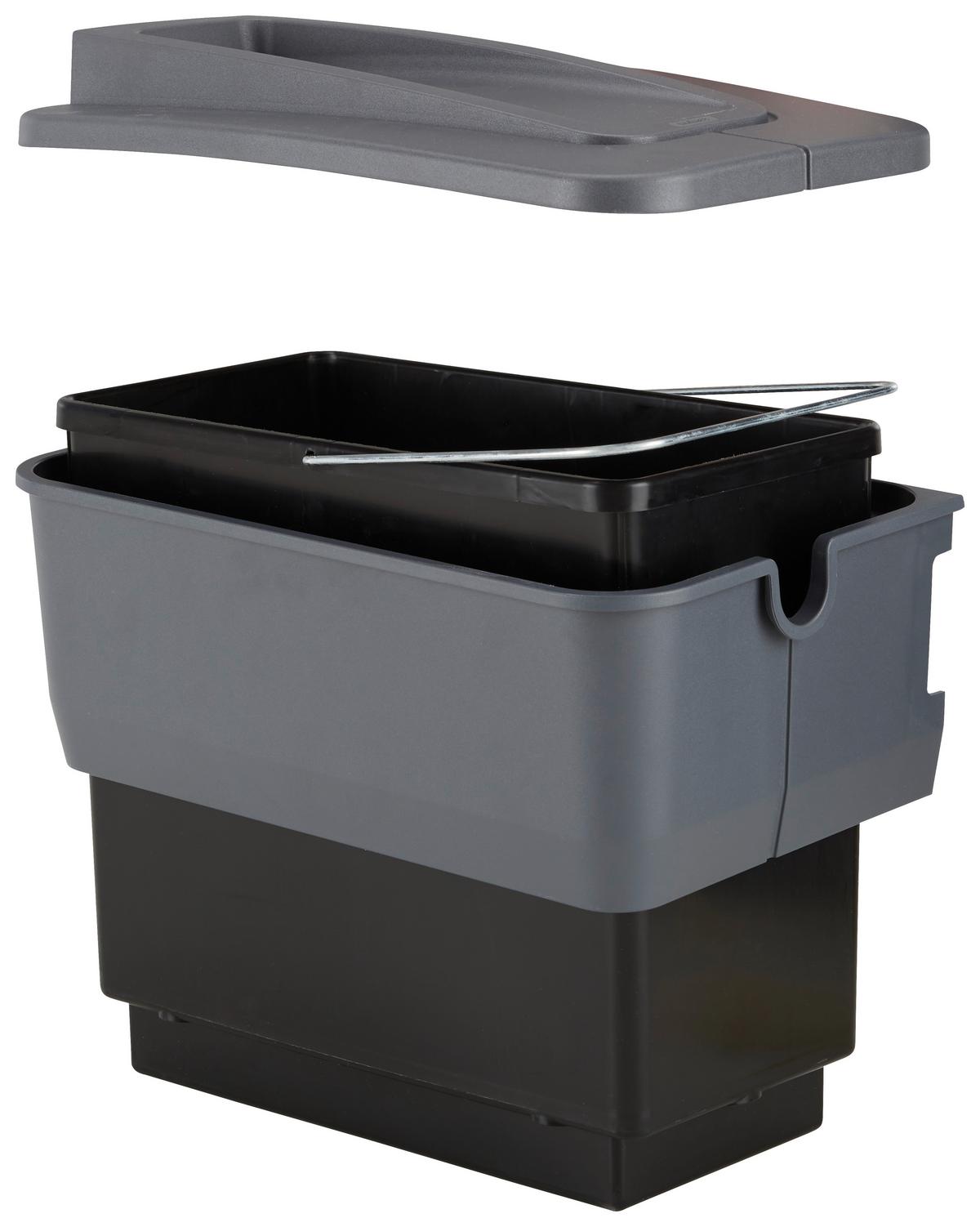 Einbauabfallsammler 512880 - Grau, Kunststoff (22/36,5/36cm) - Blanco