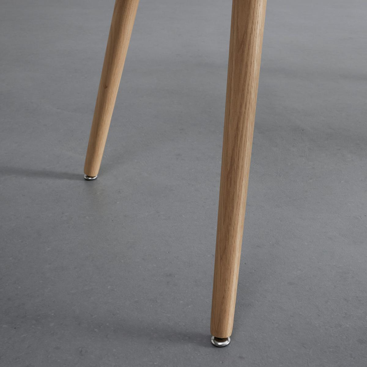 Schreibtisch Lena Grau/Natur Echtholz/MDF ca. 120x60 cm - Hellbraun/Naturfarben, MODERN, Holz/Holzwerkstoff (120/75/60cm) - Bessagi Home