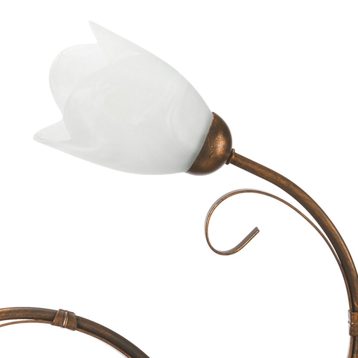 Mennyezeti Lámpa 4623/pl5 Odino - bronzszínű, Konventionell, üveg/fém (70/17cm)