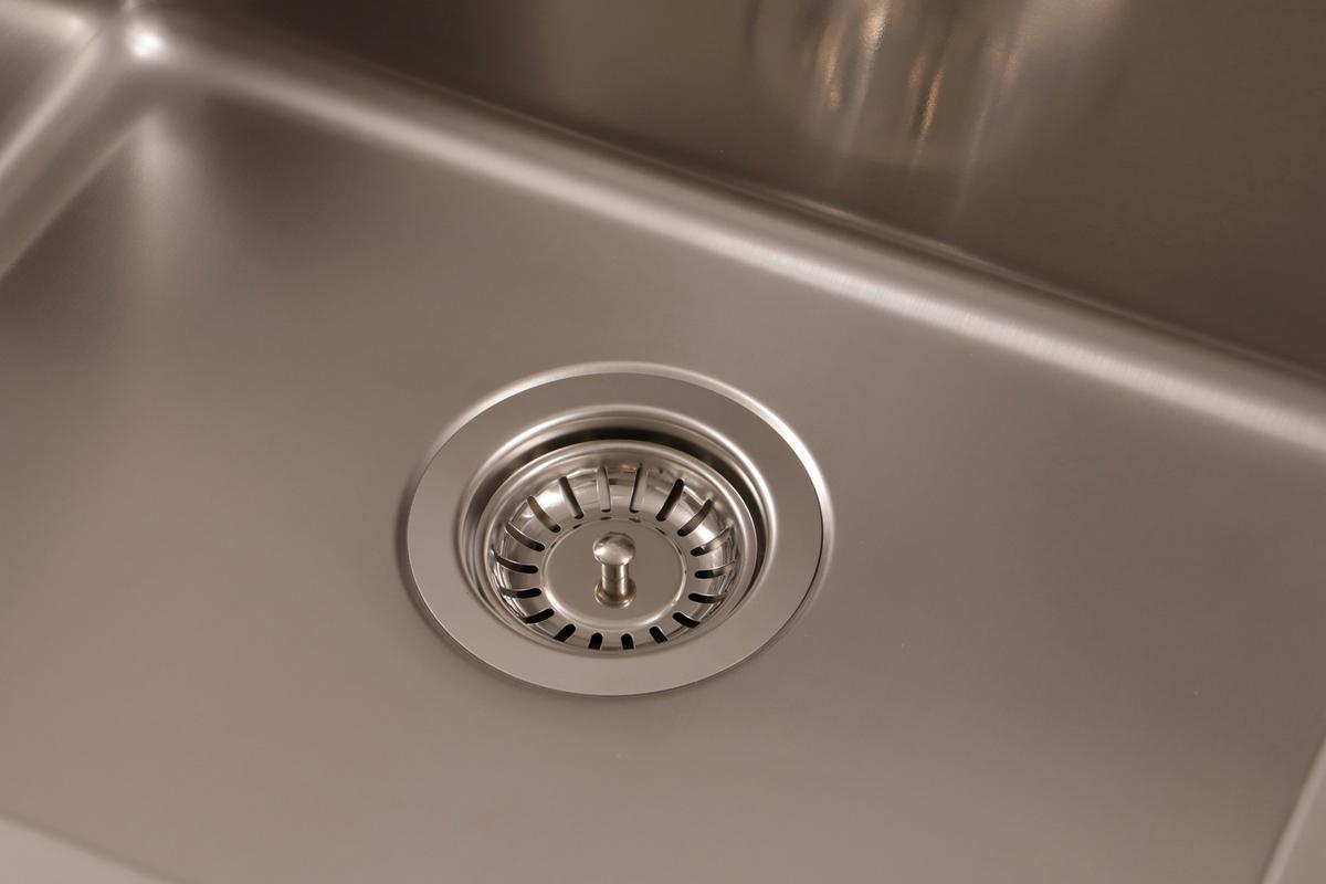 Einzelbecken Detroit ca. 49x23x44 cm Edelstahl - Edelstahlfarben, Trend, Metall (49/22,5/44cm) - Respekta