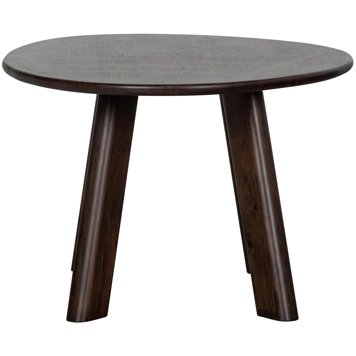 Esstisch Roundly Holz - Walnussfarben, MODERN, Holz (160/110/76cm) - Livetastic