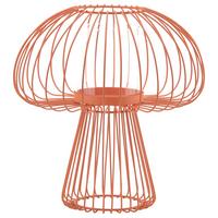 Suport pentru lumânări Mocchi - portocaliu, Modern, sticlă/metal (25,3/27,3cm) - Modern Living