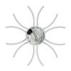 LED-TAKLAMPA WILMA - vit, Modern, metall/plast (60/60/8,5cm) - Mömax