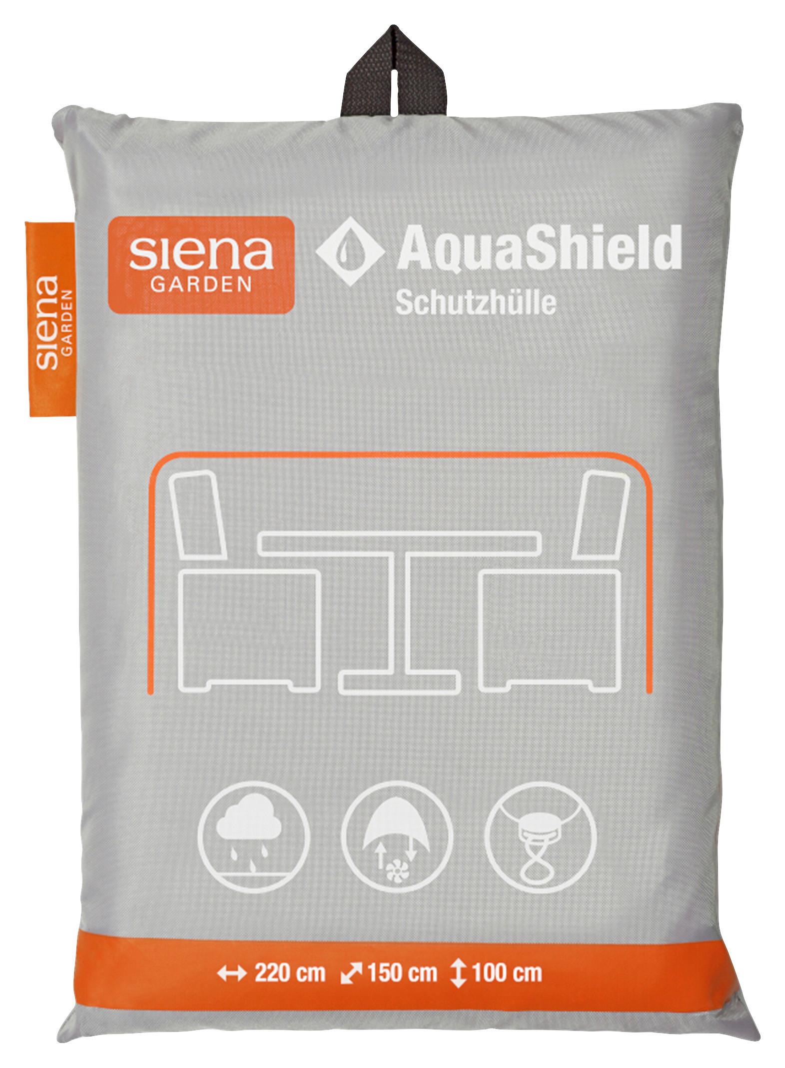 SCHUTZHÜLLE T44674 - Grau, MODERN, Textil (220/100/150cm) - Siena Garden