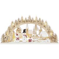 Okrasna Led-svetilka Jiu -Paz- - rdeča/bela, Romantika, kovina/umetna masa (30/5/14,5cm) - Modern Living