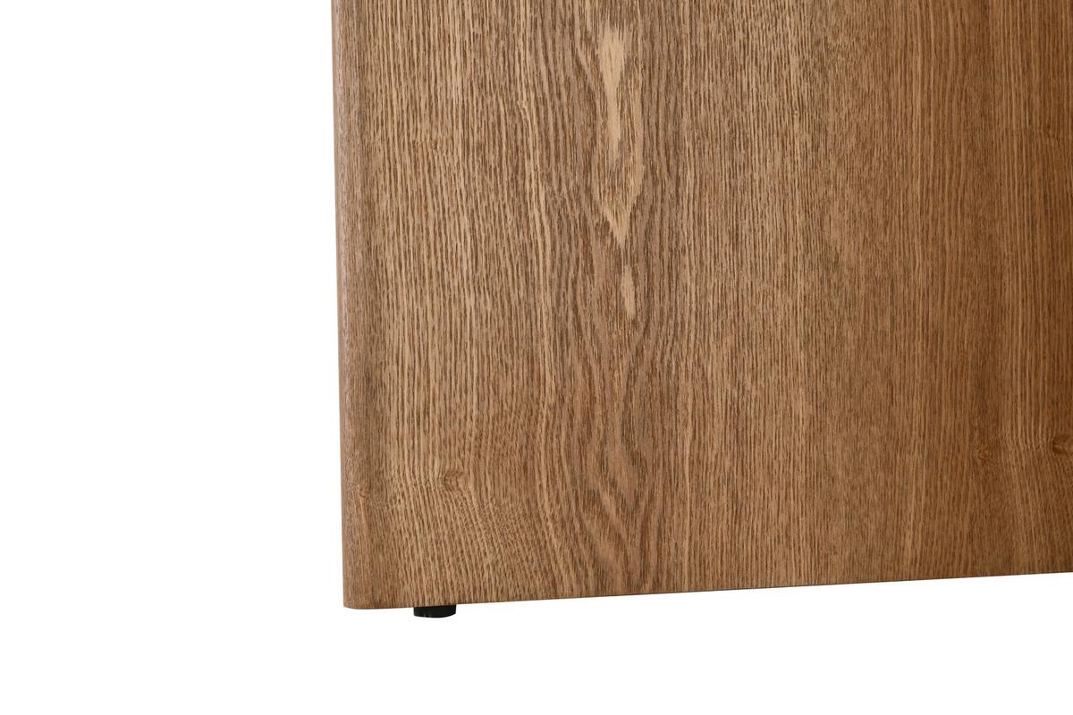 Jedilna Miza Levi, Barva Hrasta, Bela, Ø 120 - barve hrasta/bela, Moderno, les/valovita lepenka (120/75cm) - Livetastic