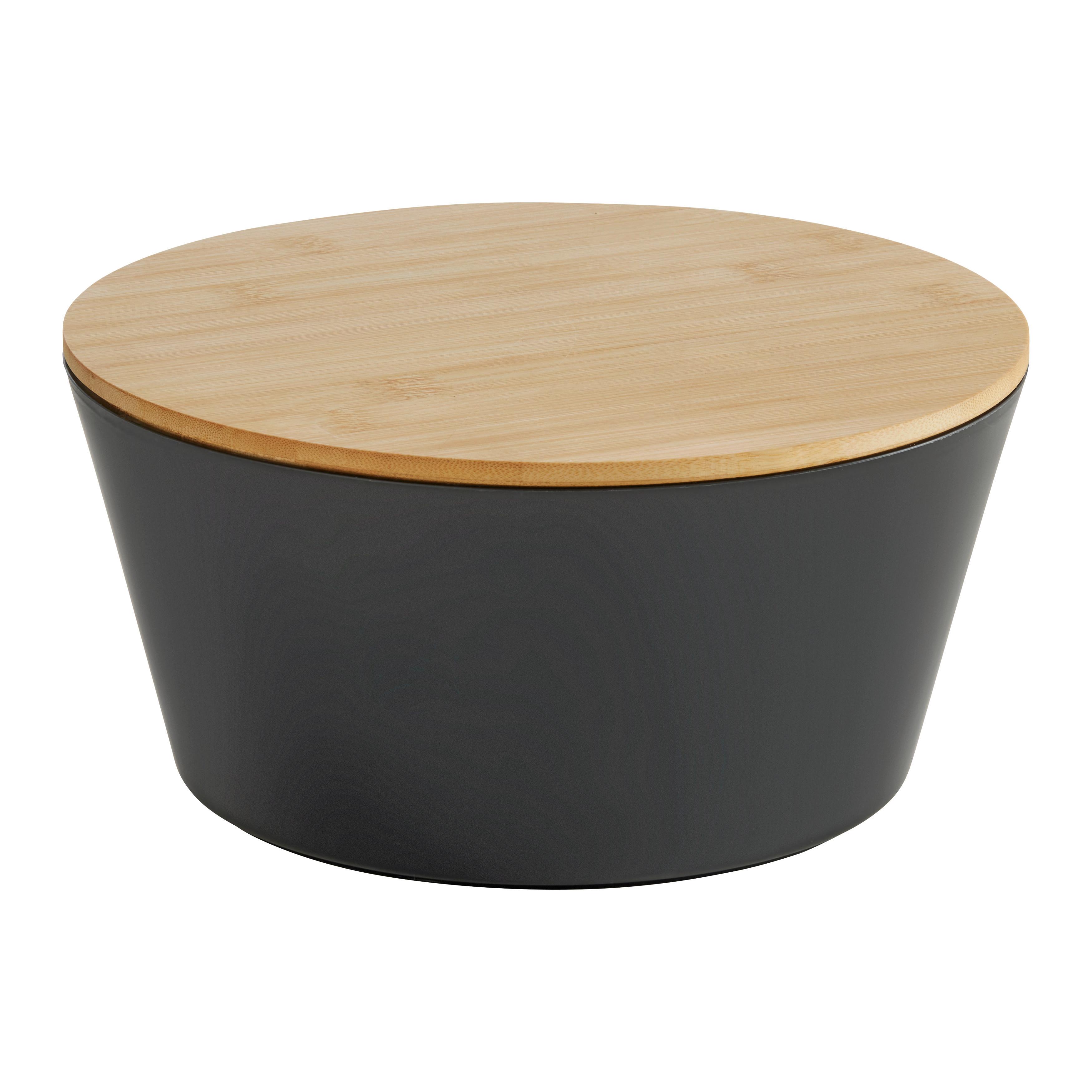 Castron pentru salată Magnus - negru, Trend (25cm) - Mömax