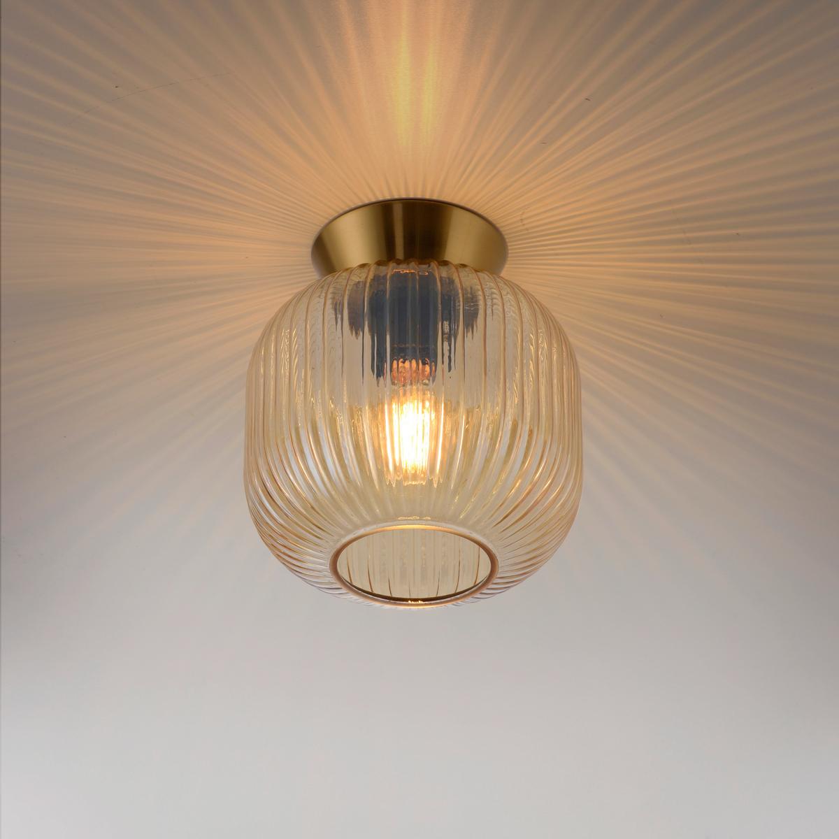LAMPA SUFITOWA 13574-27 NAMI - kolor piaskowy, Konventionell, tworzywo sztuczne/metal (20/20/22cm) - Schöner Wohnen