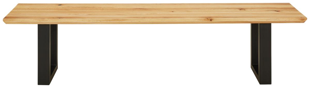 Klop Palais, Hrast, 200x40 Cm - barve hrasta, Moderno, kovina/les (200/50/40cm) - Premium Living