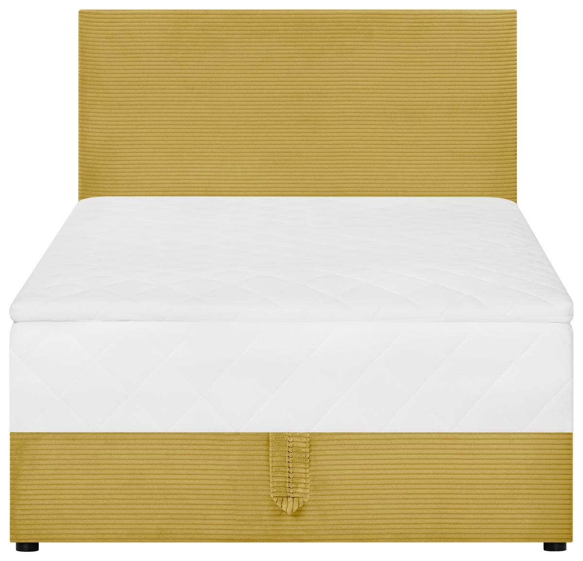 Boxbett Boxy Gelb ca. 100x200cm - Gelb, KONVENTIONELL, Textil (100/200cm) - Based