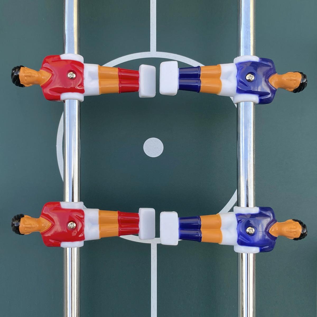 Tischfußball Scorpion Kick - Weiß, KONVENTIONELL, Holz (61/81/122cm) - Ambia Garden