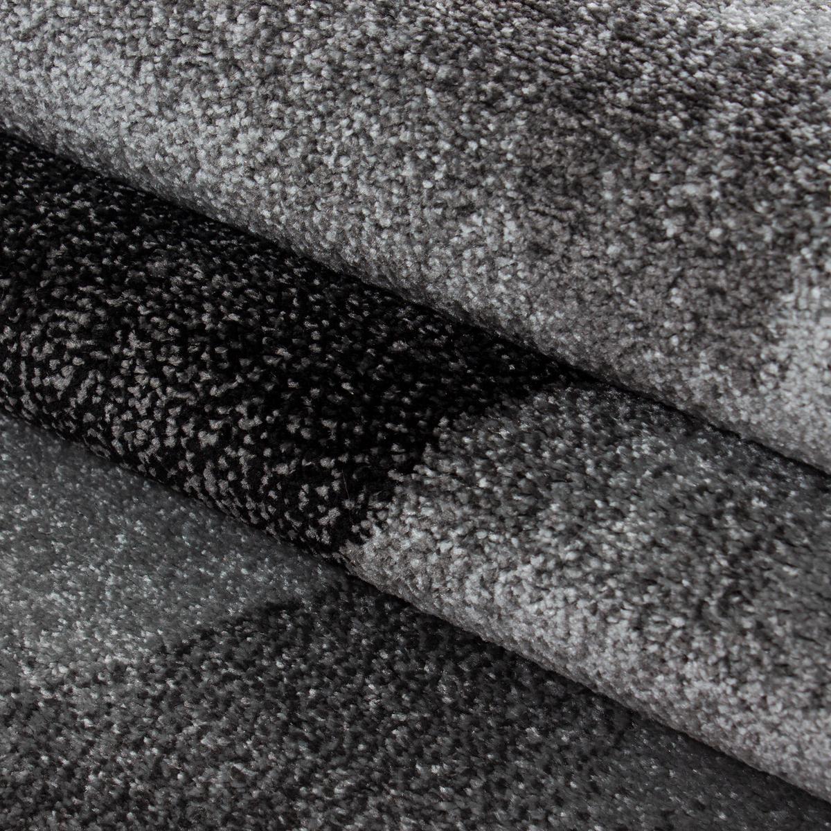 Läufer Lucca Schwarz ca. 80x250cm - Schwarz, Trend, Textil (80/250cm) - Novel