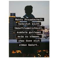 Postkarte Statements in Schwarz - Multicolor, Papier (10,5/14,8cm) - VS Visual Statements