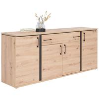 Comodă cu uși NATURE NATK 03 - culoare lemn stejar, Konventionell, material pe bază de lemn (190/84/42cm)