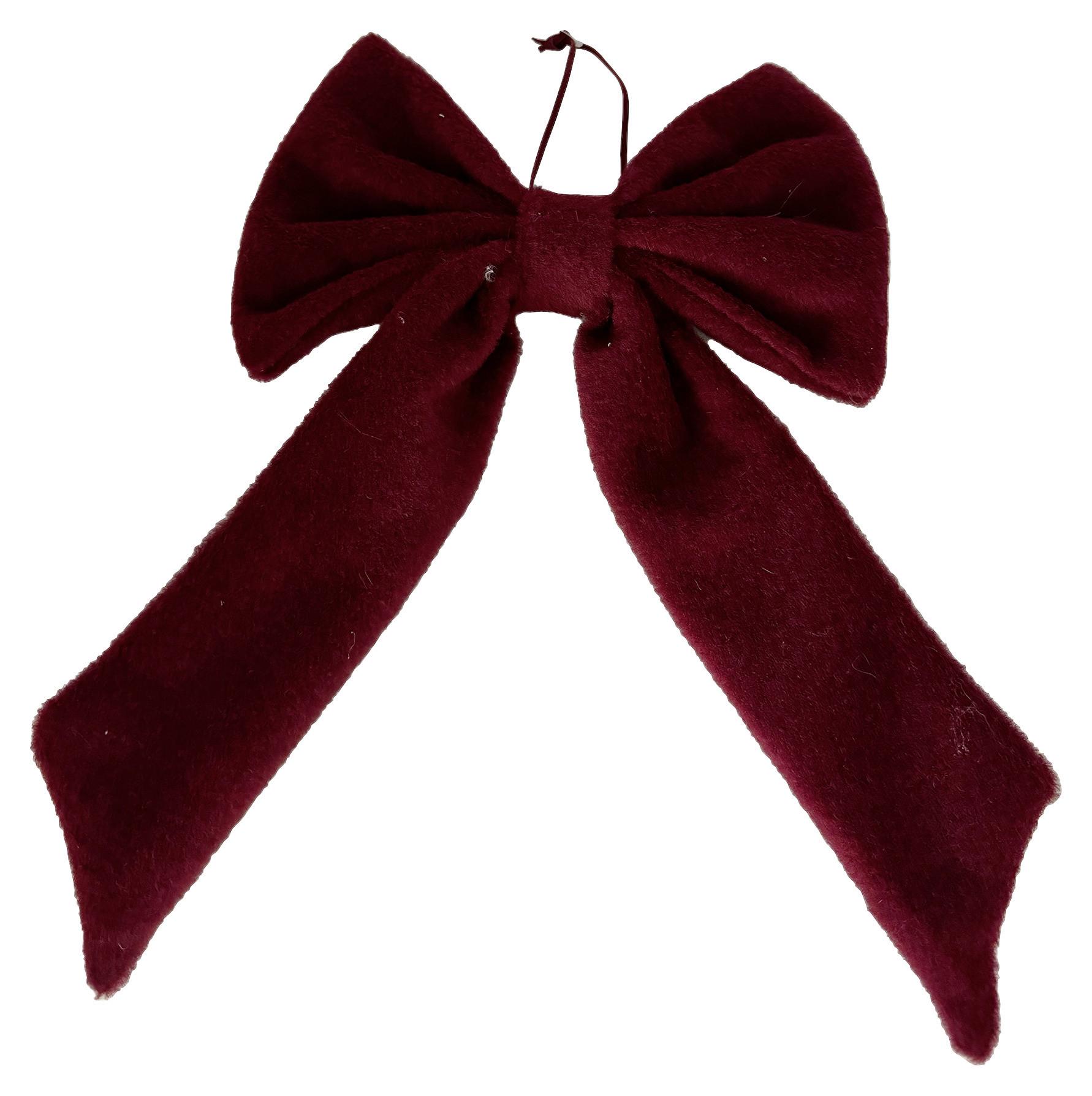 Dekohänger Santa Rot - Rot, Textil (24/15cm) - Mömax