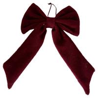Dekohänger Santa Rot - Rot, Textil (24/15cm) - Mömax