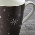 Kaffeebecher aus Porzellan 30 ml ''X-Mas'' - Weiß/Grau, KONVENTIONELL, Keramik - Vivo Kaffeebecher aus Porzellan 30 ml ''X-Mas'' - Weiß/Grau, KONVENTIONELL, Keramik - Vivo