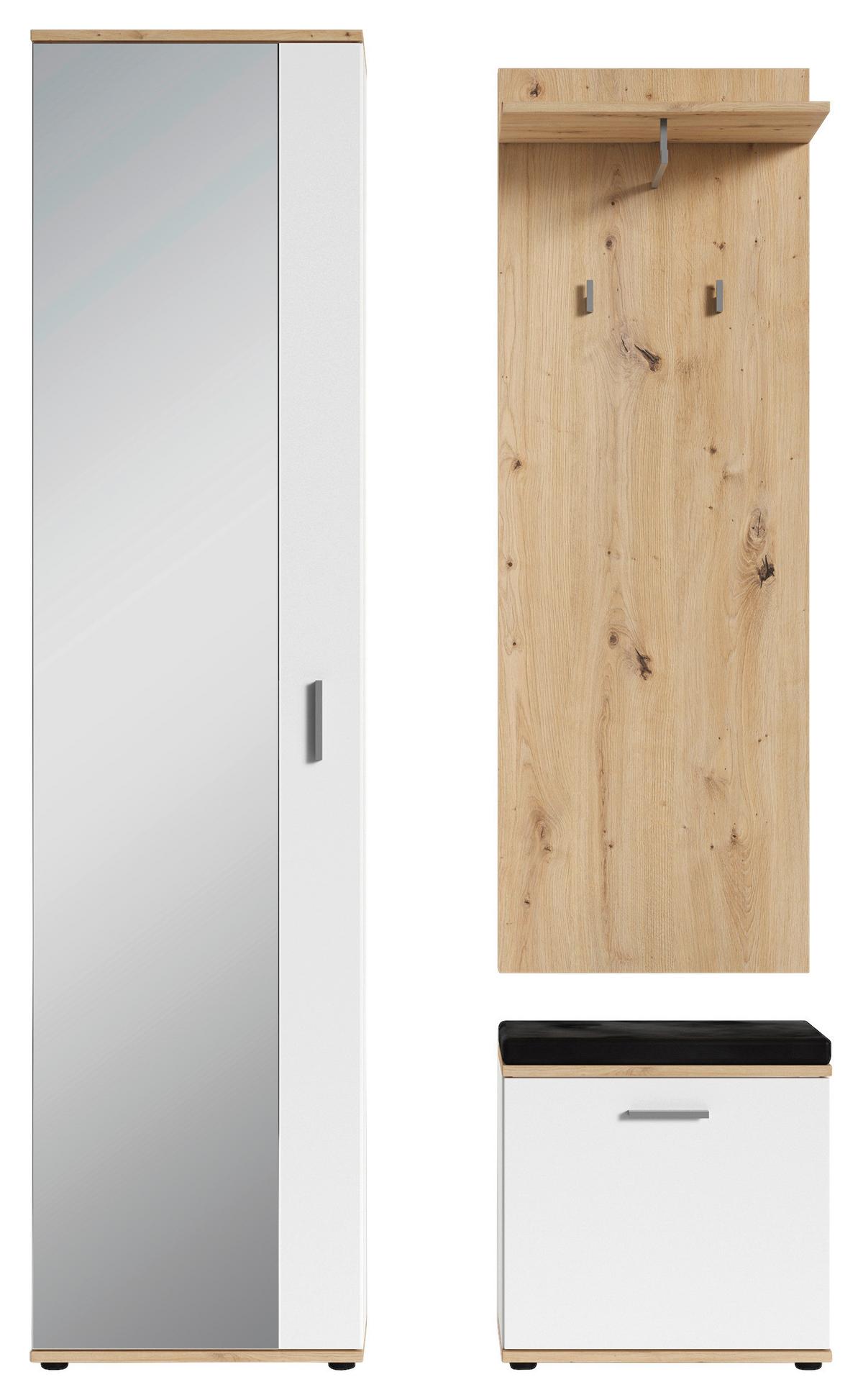Wandpaneel Jakob ca.48x140x28cm Eiche Dekor - Eiche Artisan, LIFESTYLE, Holzwerkstoff (48/140/28cm) - MID.YOU