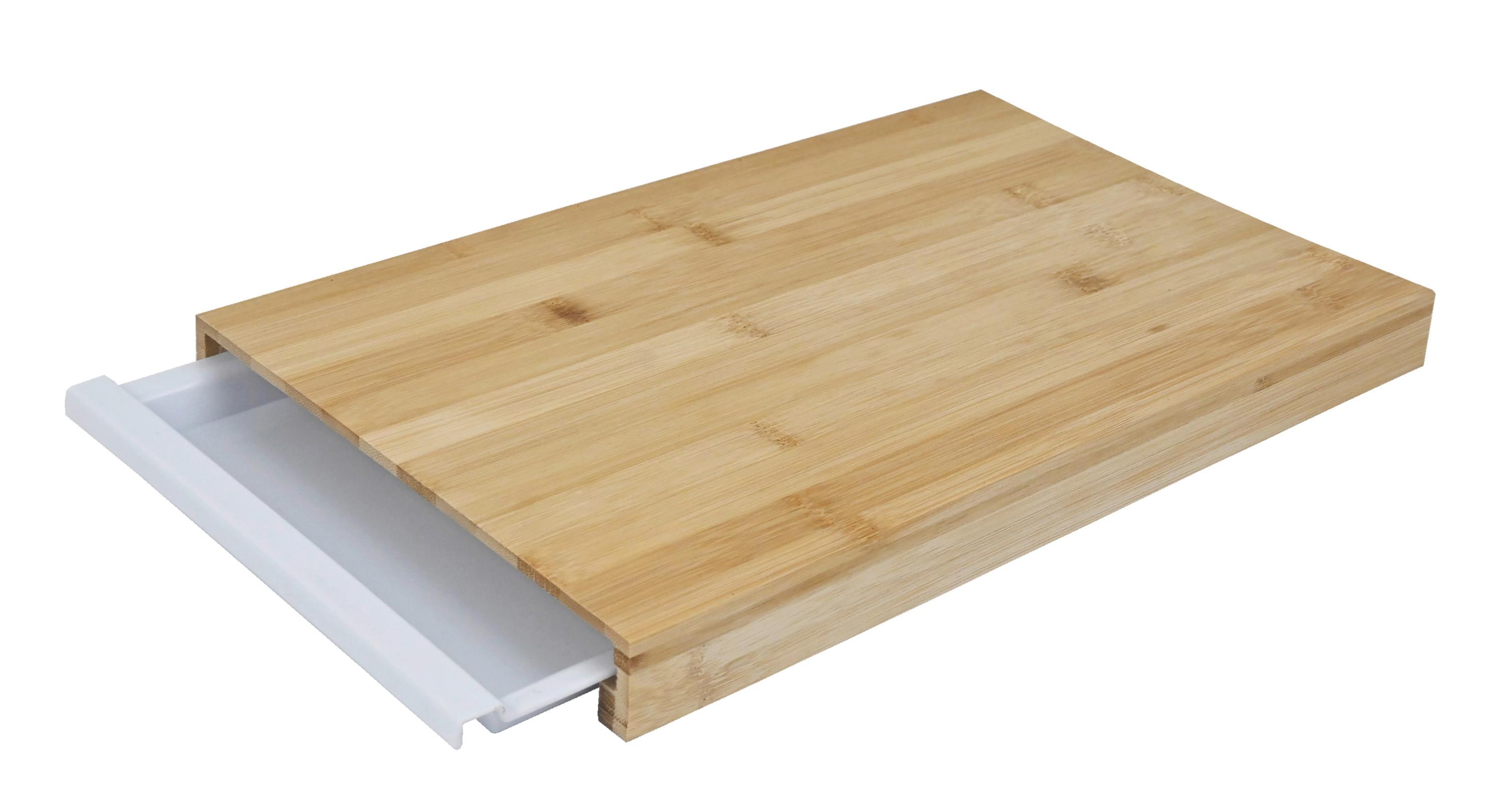 Daska Za Sečenje Smart - bela/prirodna boja, Konvencionalno, plastika/prirodni materijali (38/25/3,5cm) - Mömax