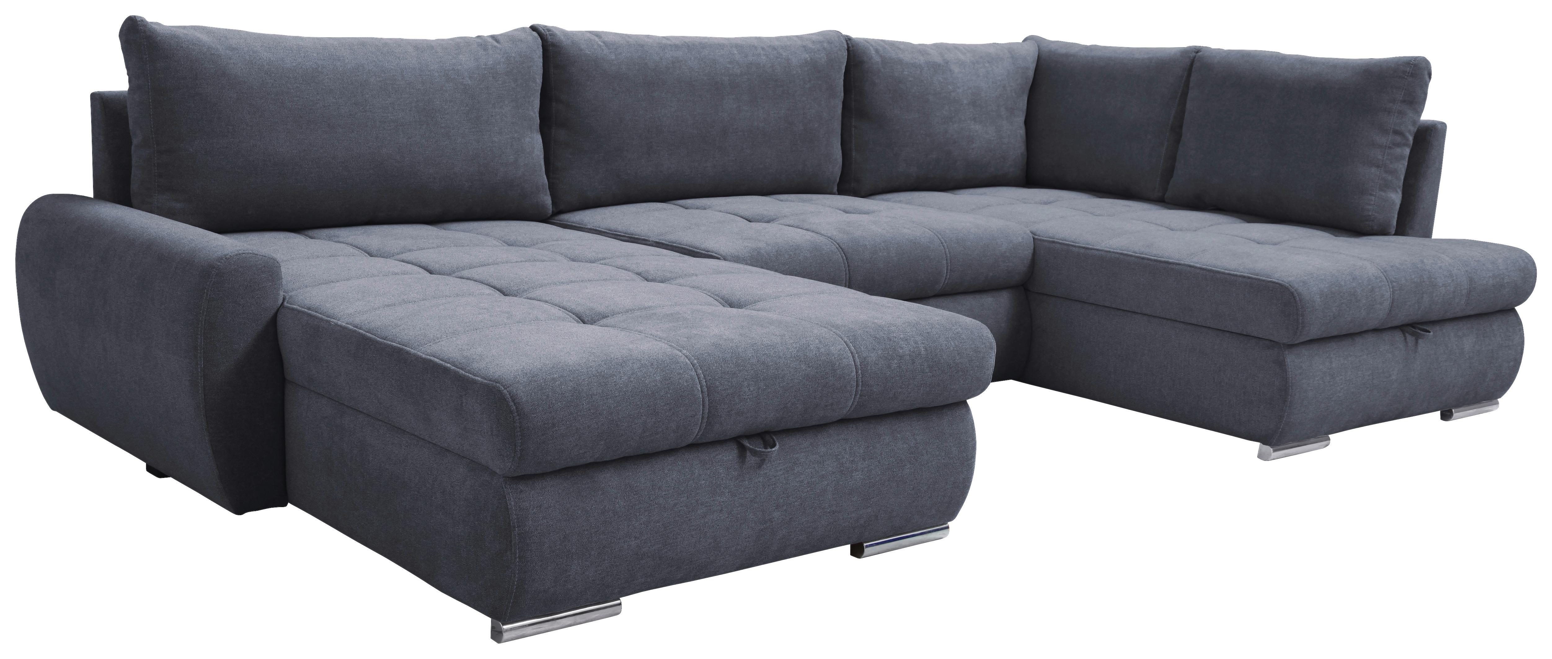 Kutna Garnitura Canion - siva/boje kroma, Design, tekstil/plastika (174/322/173cm) - Modern Living