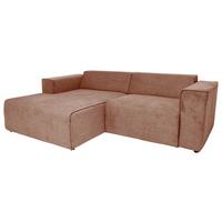 NAROŻNIK BARI - różowy/czarny, Design, tworzywo sztuczne/tkanina (161/234cm) - P & B