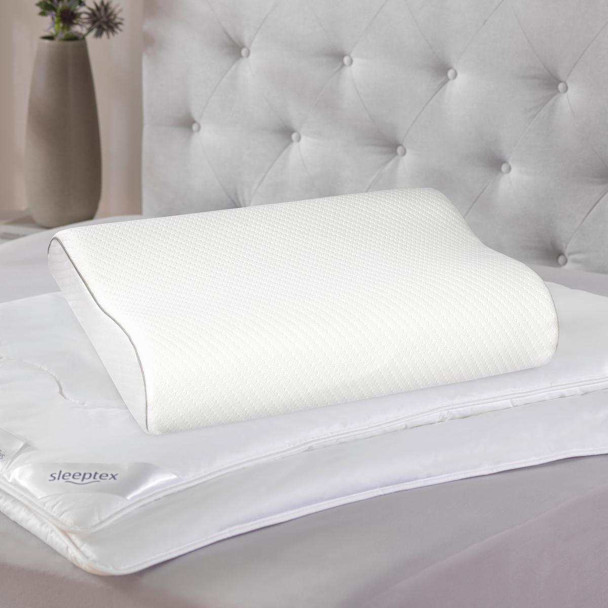 PODUSZKA POD KARK PADUA - biały (60/40/9cm) - Sleeptex