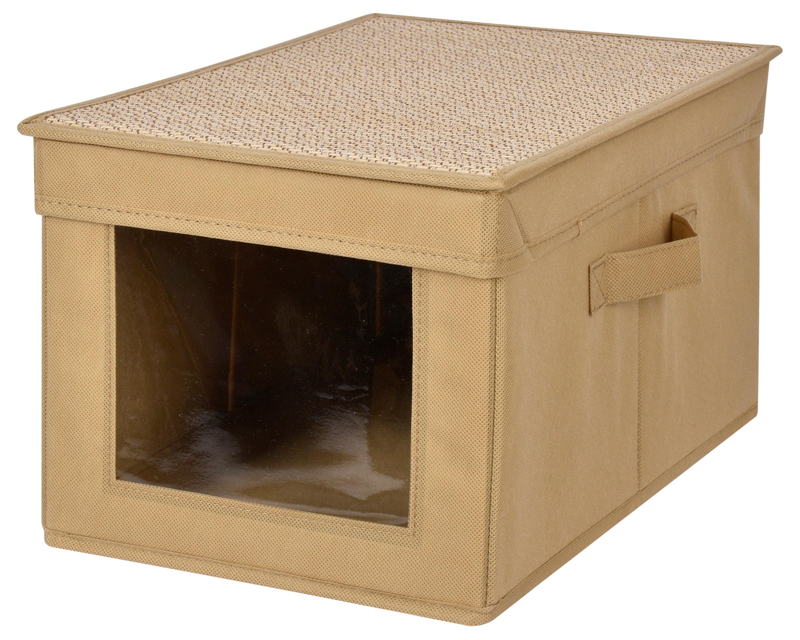 Kutija Za Odlaganje 25x21x38cm Smart - bež, Konvencionalno, karton/tekstil (25/21/38cm) - Mömax