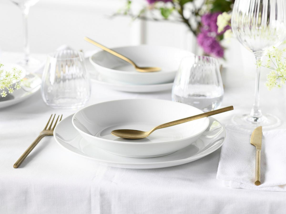 Kombinirani Servis Luna, 80-Delni Set - bela, Basics, keramika - Creatable